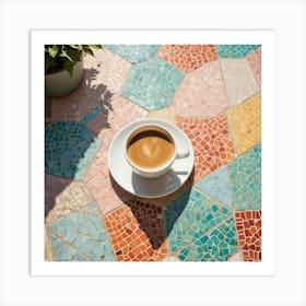 Mosaic Coffee Table 3 Art Print