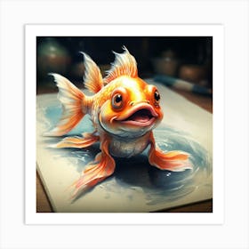 Goldfish 14 Art Print