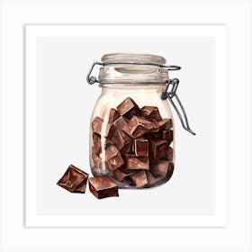 Jar Of Chocolate 3 Art Print