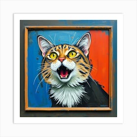 Cat'S Face Art Print