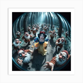 Snow White And The Seven Dwarfs 14 Art Print