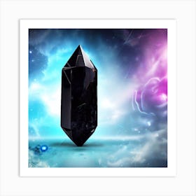 Black Diamond In Space Art Print