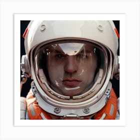 Portrait Of An Astronaut Art Print