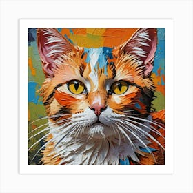 Orange Tabby Cat Art Print