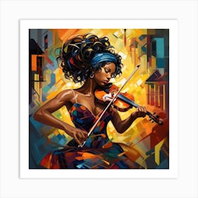 Violinist 3 Art Print