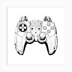 Video Game Controller 3 Art Print