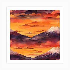 Mt Fuji 12 Art Print