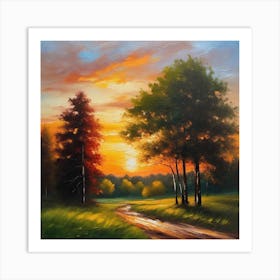 Sunset 28 Art Print