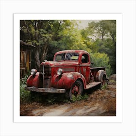 Old Truck 1 Art Print