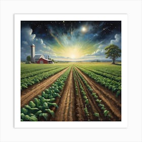 Albedobase Xl Cosmic And Agricultural 3 Art Print