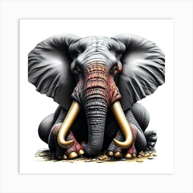 Wild Animal Illustration 27 Art Print