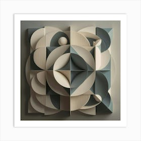 Geometric Wall Art Art Print