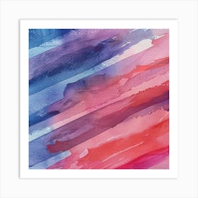 Abstract Watercolor Painting 46 Art Print