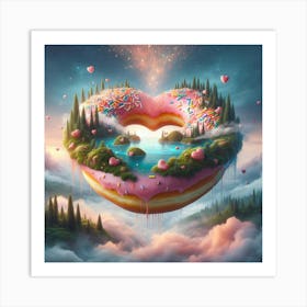 Donuts In The Sky 1 Art Print