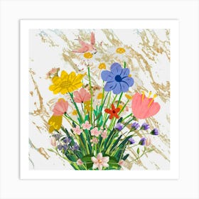 Flowers In A Vase Art Print