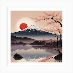 Mt Fuji Art Print