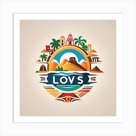 Love'S Logo Art Print