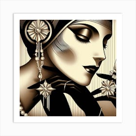 Deco Woman 22 Art Print