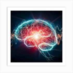 Brain Wave 1 Art Print