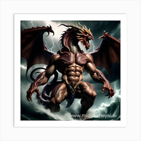 Dragon In The Sky 1 Art Print