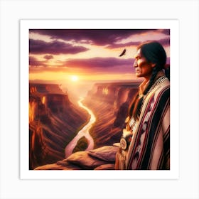 Native American Scenery 1 Art Print