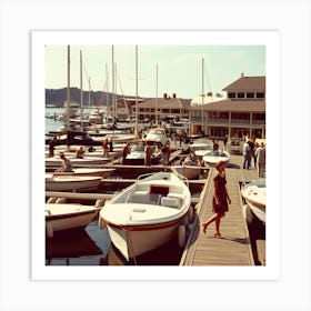 The Old Marina~Reimagined by Hall-O-Gram Creations, hallogram, hallogramcreations 6 Art Print