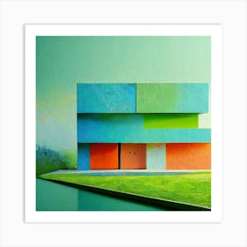 House On The Lake Art Print