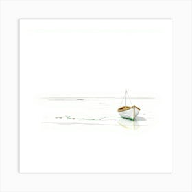 Boat On The Beach 14 Art Print