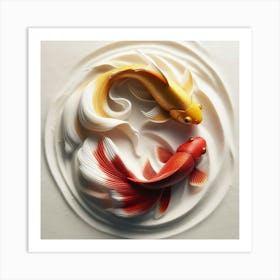 Chinese Koi Fish Art Print