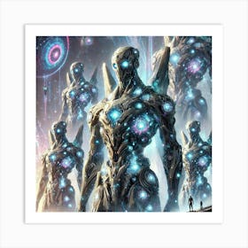 A Powerful Depiction Of Sentinel Guardians, Massiv Art Print