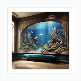 Room With An Aquarium Art Print