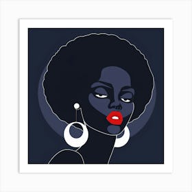 Afro Girl 30 Art Print