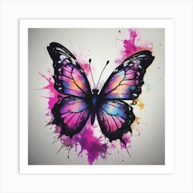 Butterfly Painting 265 Art Print