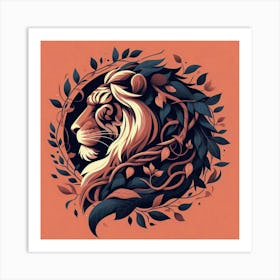 Lion Of The Forest Art Print