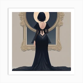 Gothic Dress Art Print