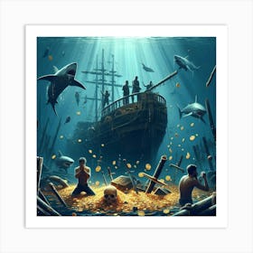 Pirates Of The Caribbean 2 Art Print