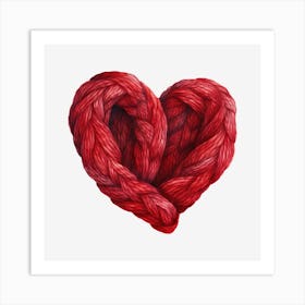 Heart Of Yarn Art Print