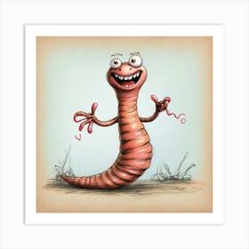 Worm! 2 Art Print