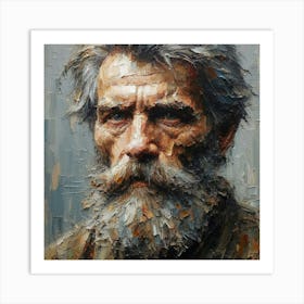 Portrait Of An Old Man 1 Art Print