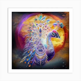 Peacock 11 Art Print