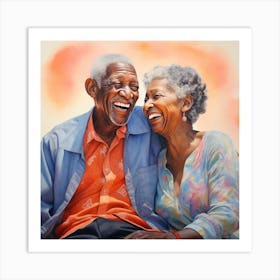 Happy Couple 1 Art Print