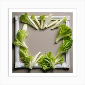 Heart Of Lettuce Art Print