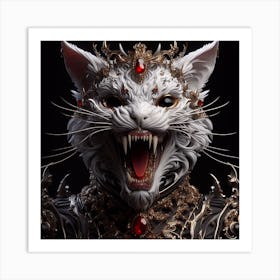 Cat Of The Gods 1 Art Print