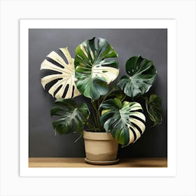 Monstera Plant Art Print