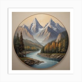 Mountain Landscape Art Print