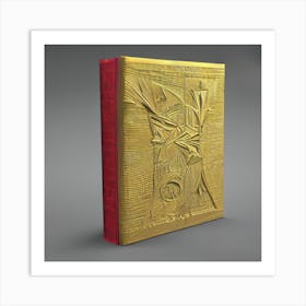 Gold Book Cover Art Print