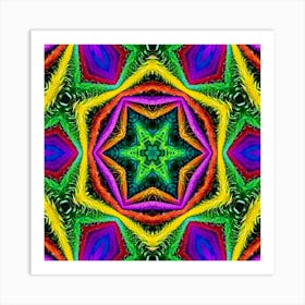 Psychedelic Mandala 48 Póster