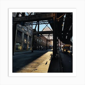 Golden Hour Bronx Art Print