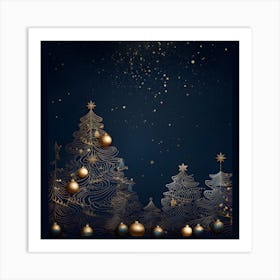 Elegant Christmas Design Series072 Art Print