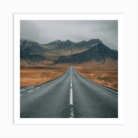 Road To Iceland Art Print
